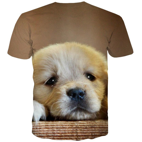 
Golden Retriever dog shirt Novelty 3D shirt Puppy Cute Pets big Smart dogs Cool art costume man
                
