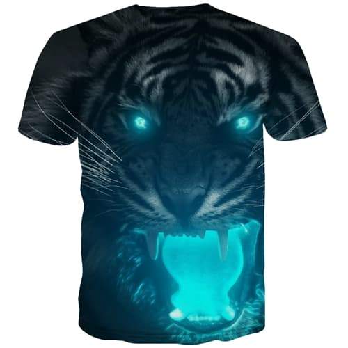 
Tiger T shirts Men Cheetah T shirts Funny Animal Tshirts Cool Ferocious T-shirts 3d Halloween Tshirts Casual Short Sleeve - KYKU
                