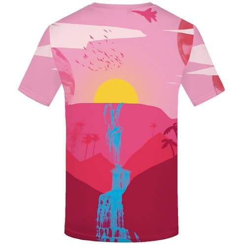 
Art T-shirt Men Graffiti Tshirt Anime Moon Tshirt Printed Mountain T-shirts Graphic Abstract Shirt Print Short Sleeve T shirts - KYKU
                