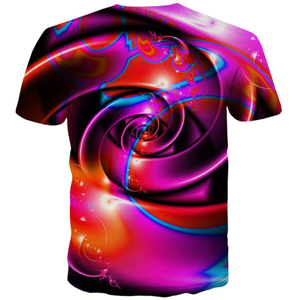 
abstract t shirt  personality tee top  fun geometric colorful art art costume Casual men
                