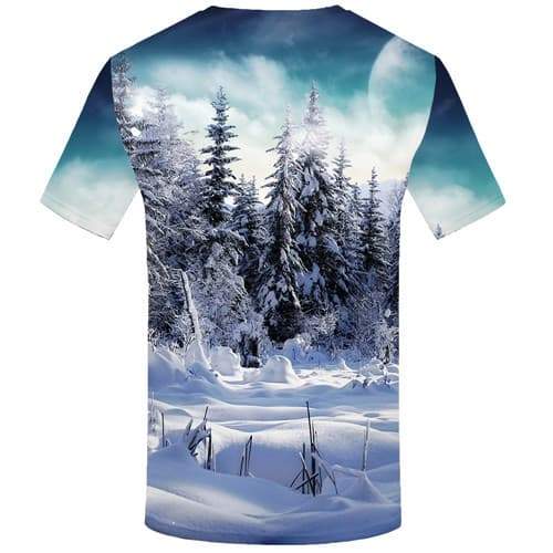 
Forest T shirts Men Snow T shirts Funny Moon Tshirts Novelty Harajuku T-shirts 3d Short Sleeve Punk Rock Mens S-5XL Slim - KYKU
                