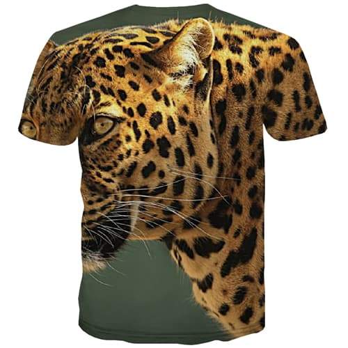 
Animal T shirts Men Cheetah Tshirts Novelty Leopard Print T shirts Funny Hip Hop T-shirts Graphic Street Tshirts Cool - KYKU
                
