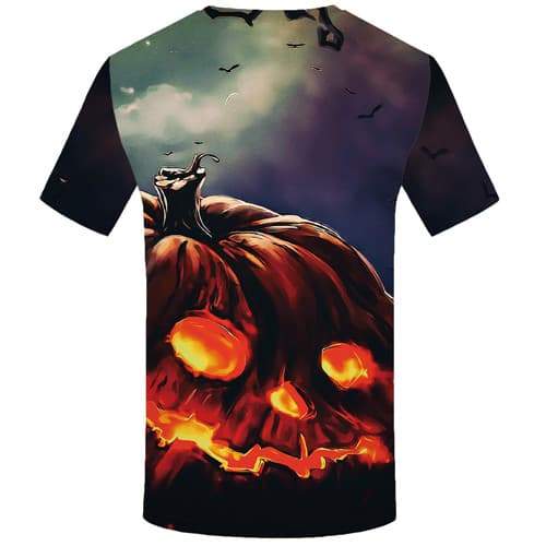 
Halloween T-shirt Men Sky T shirts Funny Pumpkin Tshirt Printed Bat Tshirts Casual Harajuku Tshirts Novelty Short Sleeve Hip hop - KYKU
                