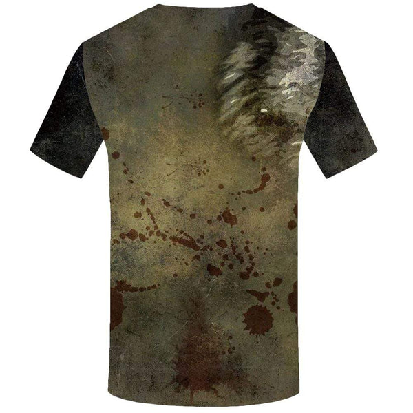 
Wolf T shirt Men Graffiti T-shirt 3d Gray T shirts Funny Blood Tshirt Anime Art Tshirts Print Mens Clothing Hip hop Unisex Cool
                