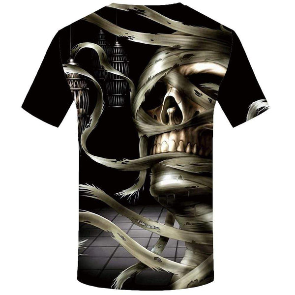 
Skull T-shirts Men Skeleton T-shirt 3d Metal T shirts Funny Harajuku Tshirt Anime Gothic Tshirts Print Mens Fashion Casual
                