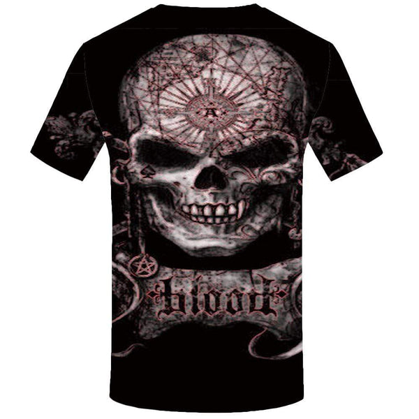 
Skull T shirt Men Vintage Tshirts Print Gothic Tshirt Anime Punk T shirts Funny Skeleton T-shirt 3d Mens Fashion Graphic Unisex
                