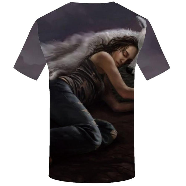 
Wolf T shirt Men Animal T shirts Funny Angry Tshirts Print Gray Tshirt Anime T-shirt 3d Mens Clothing Graphic Unisex Printed
                