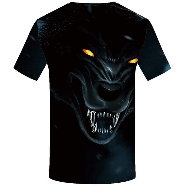 
Wolf T shirt Men Black T shirts Funny Animal Tshirt Anime Gothic T-shirt 3d Eye Tshirts Print Mens Fashion Hip hop Unisex
                