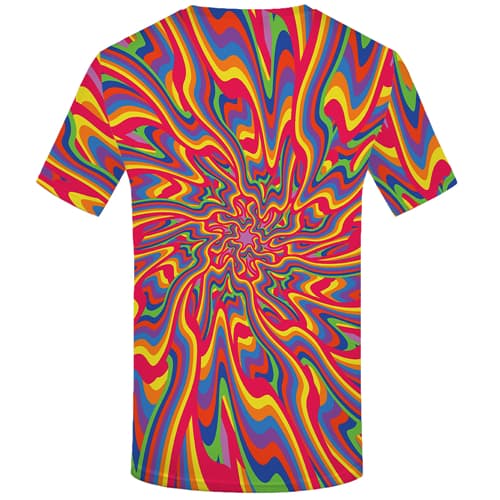 
Psychedelic T-shirt Men Dizziness Tshirts Casual Colorful Tshirts Cool
                