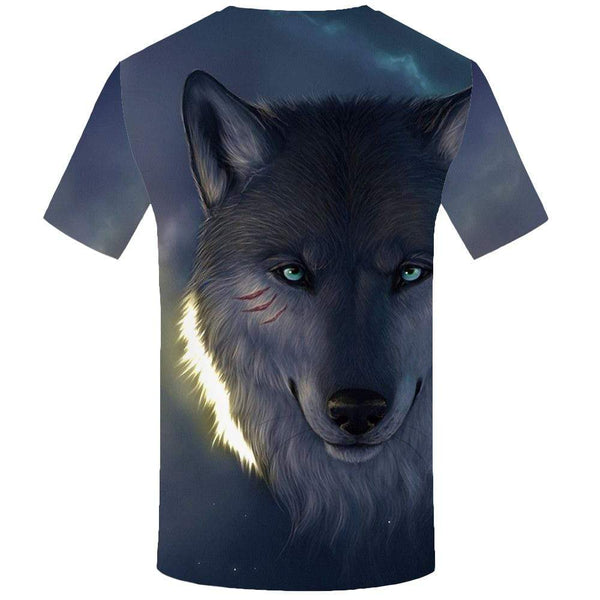 
KYKU Wolf T shirt Men Animal T-shirt 3d Blood Tshirt Anime War Tshirts Print Fantasy T shirts Funny Mens Fashion Casual Printed
                