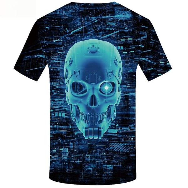 
Skull T shirts Men Galaxy Space T shirts Funny Metal T-shirts 3d Short Sleeve
                