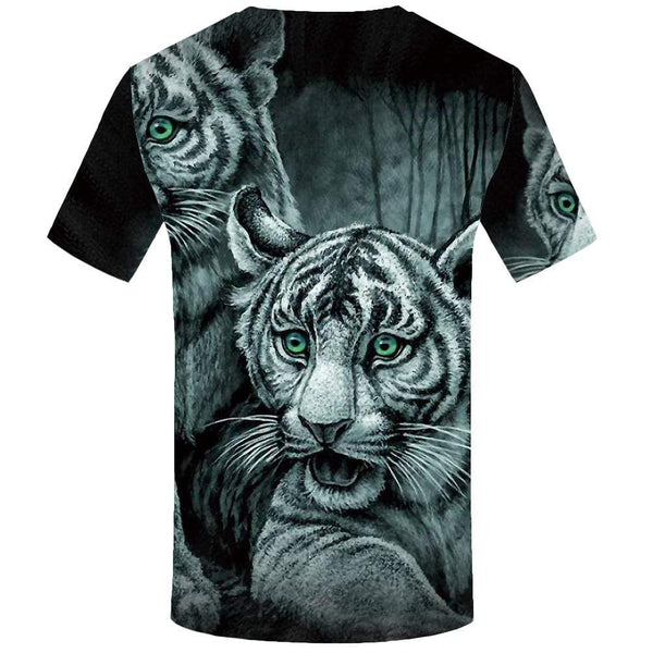 
Tiger T shirt Men Animal Tshirt Anime Forest T shirts Funny Gray T-shirt 3d Retro Tshirts Print Mens Fashion Casual Unisex
                