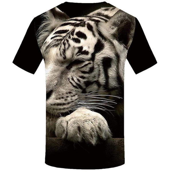 
Tiger T-shirts Men Gray T-shirt 3d Animal T shirts Funny Harajuku Tshirts Print Tshirt Anime Mens Clothing Casual Unisex
                