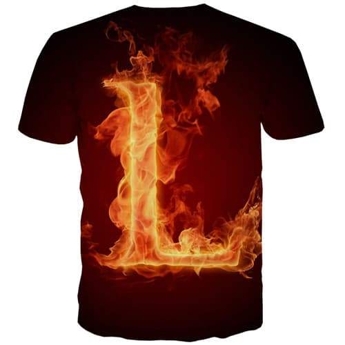 
Flame T shirts Men Fire T shirts Funny Letter Tshirt Anime Harajuku T-shirts 3d Gothic T-shirts Graphic Short Sleeve Hip hop - KYKU
                