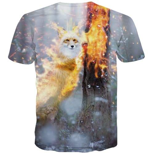
Wolf T shirts Men Flame Shirt Print Hip Hop Tshirt Anime Street Tshirt Printed Harajuku Tshirts Casual Short Sleeve T shirts - KYKU
                