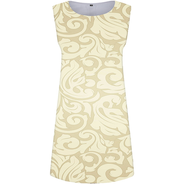 Graphics Dress Women Yellow Short Leaf Boho Womens Clothing Elegant Ladies Wrap