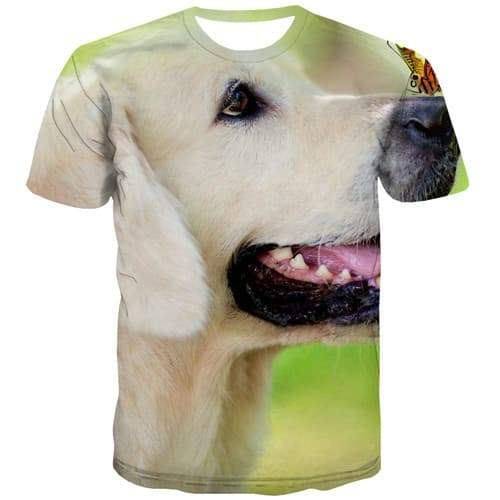 Dog T-shirt Men Animal Tshirts Cool Lovely Tshirts Novelty Novel Tshirts Casual Harajuku T shirts Funny Short Sleeve Fashion - KYKU