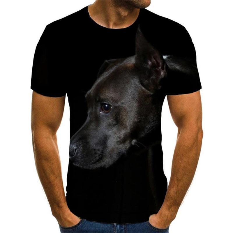 shirt dog Puppy Cute animal Cool big Smart dogs Cool men's art costume