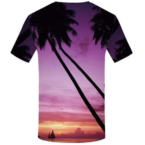 
Harajuku T shirts Men Tree Tshirts Novelty Colorful Shirt Print Ocean Tshirts Cool Cloud Tshirt Printed Short Sleeve summer Men - KYKU
                