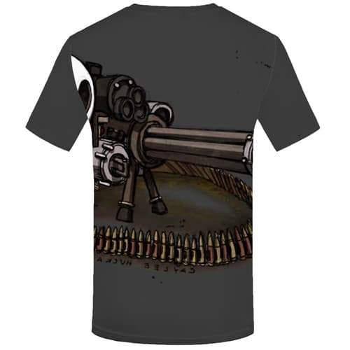 
Gun T shirts Men War Tshirts Novelty Skull T-shirts 3d Cartoon Tshirts Cool Metal T shirts Funny Short Sleeve Full Print Men Tee - KYKU
                