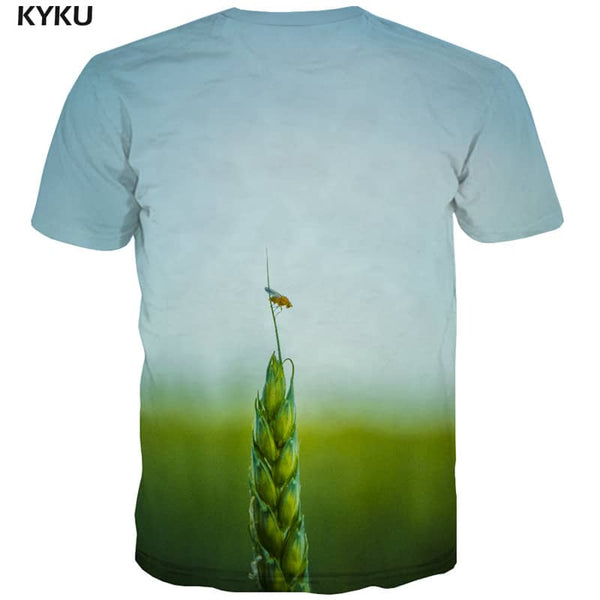 
insect t shirt plant shirt tee Cool beautiful art costume man
                
