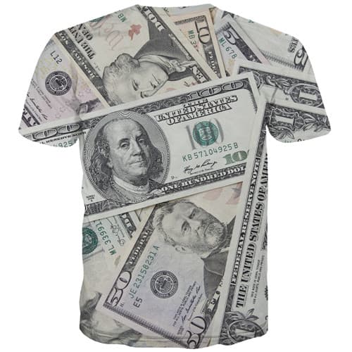 
Dollar T shirts Men Money T-shirts Graphic United States Tshirt Printed Harajuku Tshirts Novelty Vintage T-shirts 3d - KYKU
                
