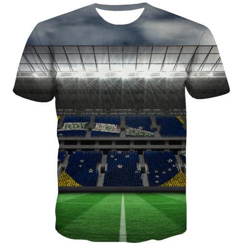 Harajuku T-shirt Men Brazil Tshirt Printed Geometric T shirts Funny Brazilian Flag T-shirts Graphic Gothic Tshirts Casual - KYKU