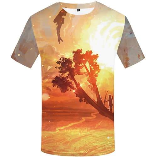 Whale T-shirt Men Graffiti Tshirts Casual Art Tshirts Cool Animal T-shirts 3d Abstract T-shirts Graphic Short Sleeve Full Print - KYKU