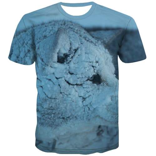 Animal T shirts Men Snow T-shirts Graphic Street T-shirts 3d Hip Hop Tshirts Novelty Leisure Tshirt Printed Short Sleeve Fashion - KYKU