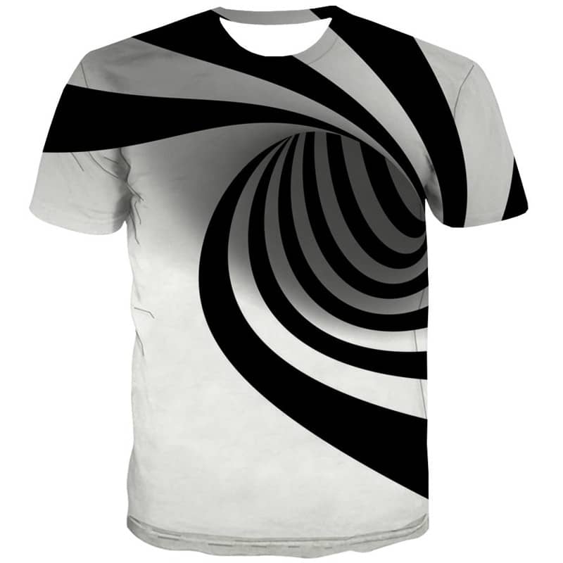 abstract t shirt  Cool personality  art costume fun geometric colorful art Casual man