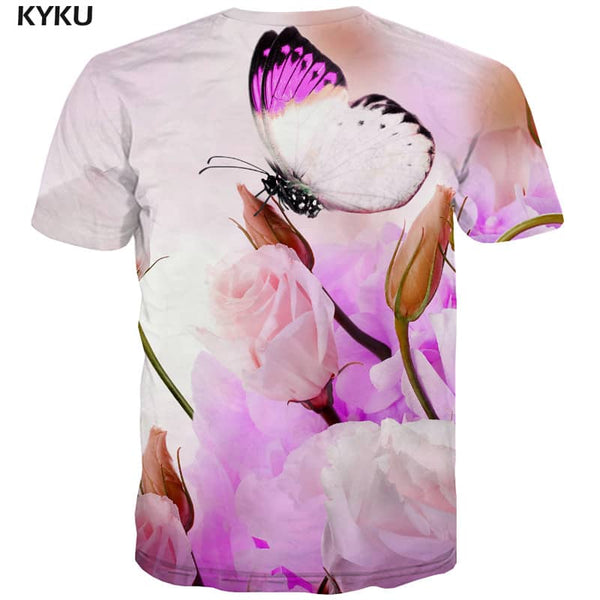 
insect tshirt plant tee shirt beautiful men Casual art costume
                