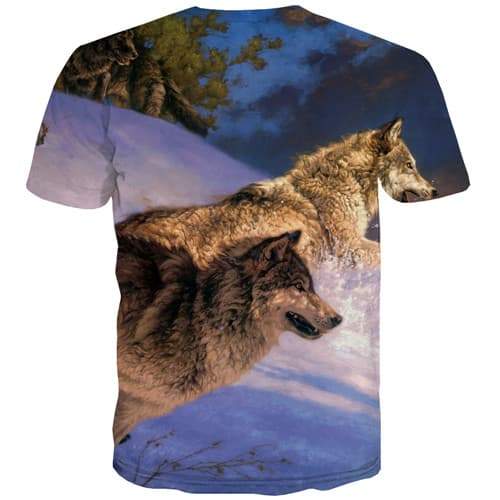 
Wolf T shirts Men Forest Shirt Print Animal T-shirts 3d Graffiti T shirts Funny Gothic Tshirts Casual Short Sleeve Hip hop Mens - KYKU
                