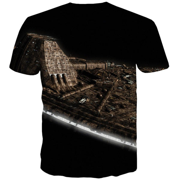 
Airship tshirt Print clothes air ship art costume men Casual flying ship
                