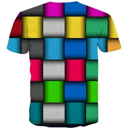 
Psychedelic T shirts Men Colorful T-shirts Graphic Square Shirt Print Russia Tshirts Casual Gothic Tshirt Anime Short Sleeve - KYKU
                