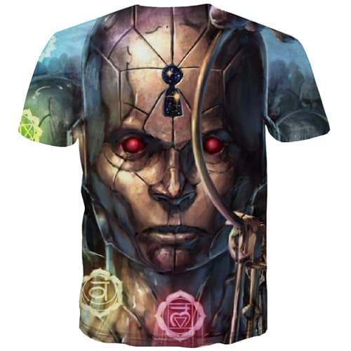
Skull T-shirt Men Metal T-shirts Graphic Terror T-shirts 3d Hip Hop Shirt Print War Tshirts Casual Short Sleeve Punk Rock Men - KYKU
                