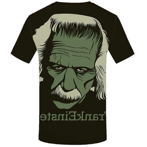 
Einstein T-shirt Men Science T-shirts 3d Black Shirt Print Character T shirts Funny Gothic Tshirt Anime Short Sleeve T shirts - KYKU
                