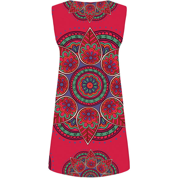 
Flower Dress Women Graphics Vestido Sexy Red Short Retro Sundress Womens Clothing Elegant
                