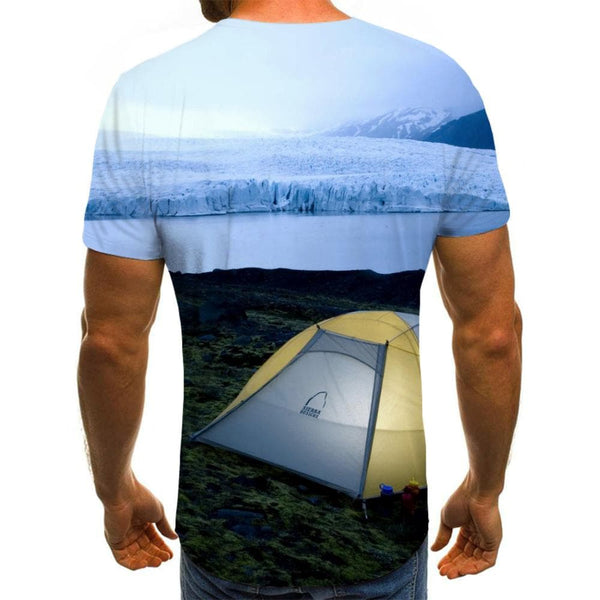 
Snow Mountain T shirt Men Landscape Shirt Print Love T-shirts 3d Mens Clothing
                