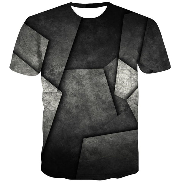 
Black irregular 3D texture shirt special texture Casual different men art costume Casual
                