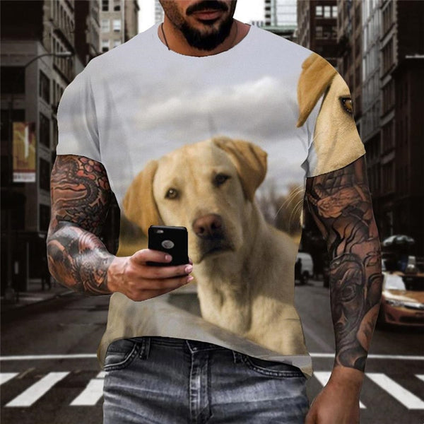 
t shirt Golden Retriever dog Puppy Cute Pets Print clothes big Smart dogs art costume man Cool
                