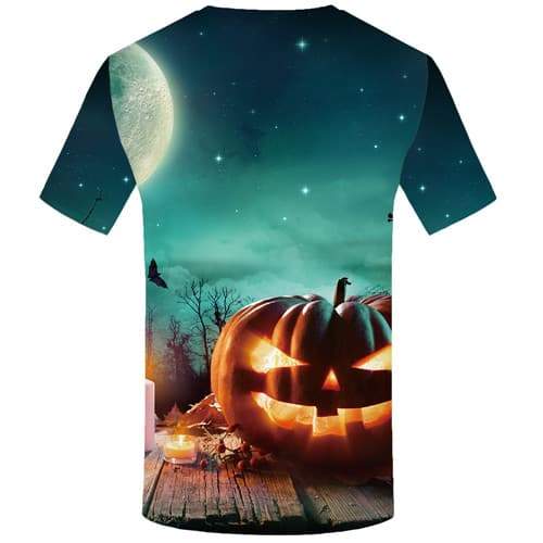 
Halloween T-shirt Men Pumpkin Tshirts Cool Moon Tshirt Printed Cosplay T shirts Funny Short Sleeve Hip hop Unisex Digital Style - KYKU
                
