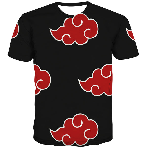 
Anime T shirt  3d Print T-shirt Red Cloud Graphic T-Shirt
                