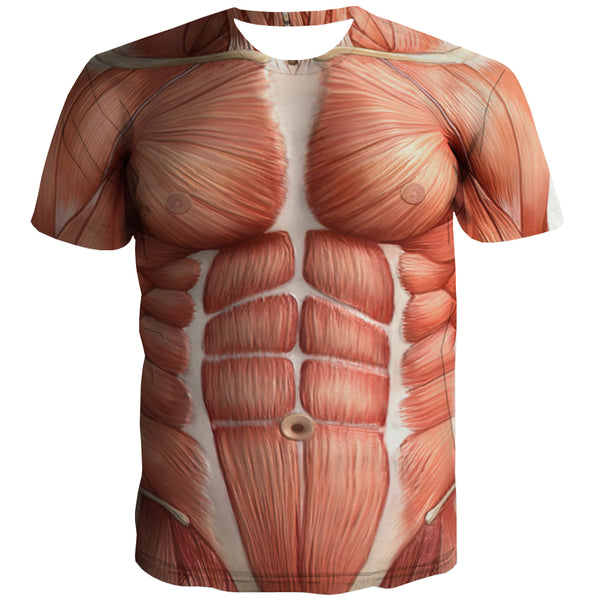 Anime T shirt  3d Print T-shirt Muscle Graphic T-Shirt