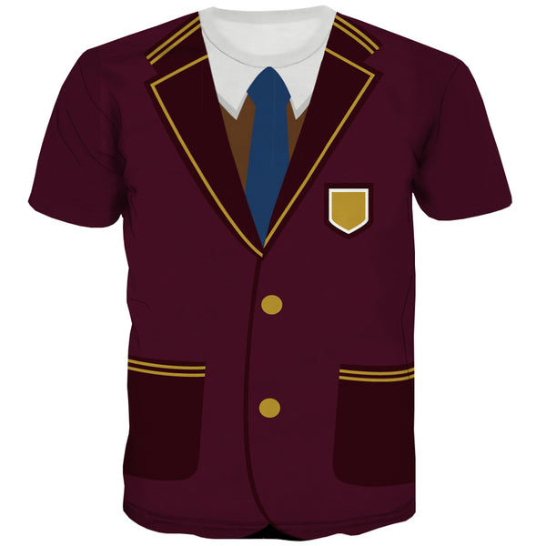 Anime T shirt  3d Print T-shirt School Uniform Graphic T-Shirt