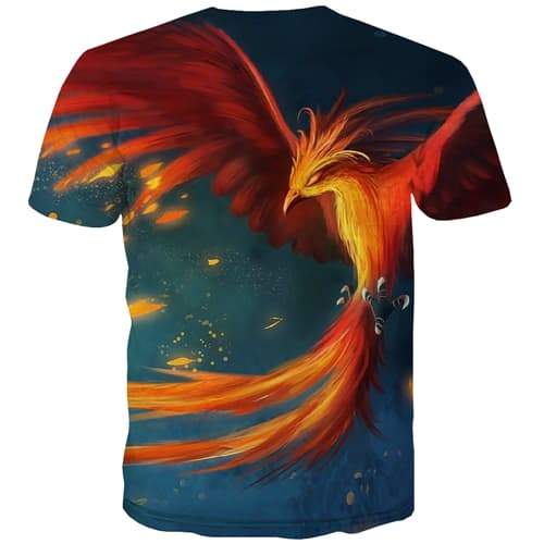 
Flame T shirts Men Bird Tshirt Printed Harajuku Tshirts Novelty Funny T-shirts 3d War T-shirts Graphic Short Sleeve Fashion - KYKU
                