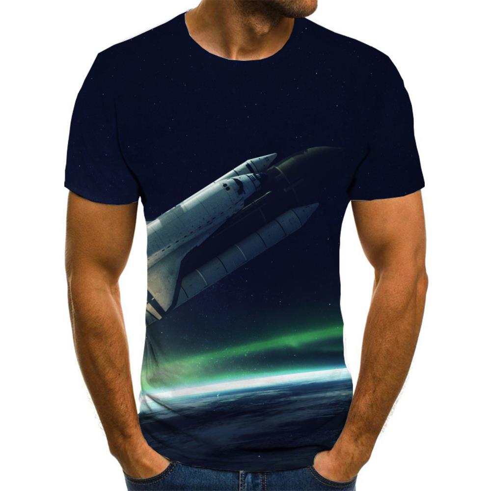 t shirt Airship air ship 3D tshirt men art costume flying ship Casual