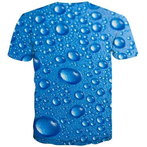 Water T-shirt Men Psychedelic Shirt Print Blue T-shirts 3d Gothic Tsh Water T-shirt Men Psychedelic Shirt Print Blue T-shirts 3d Gothic Tsh