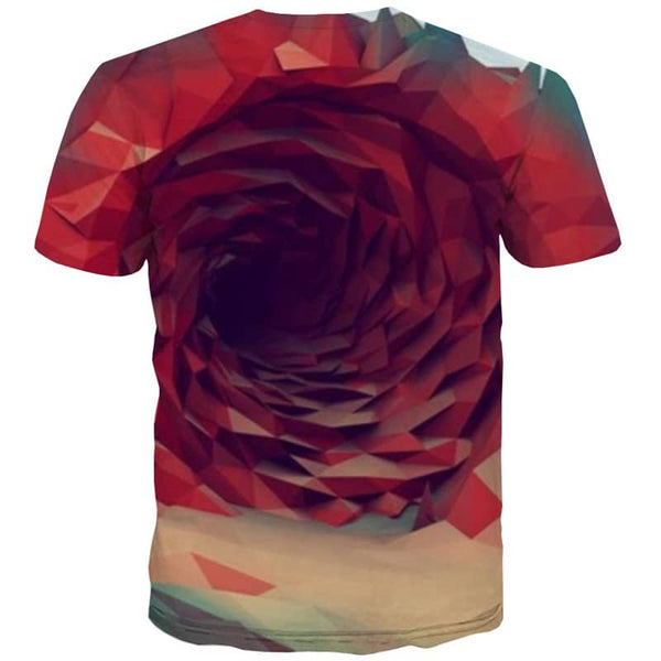 
shirt abstract personality Funny 3D t shirt Cool art costume men fun geometric colorful art
                