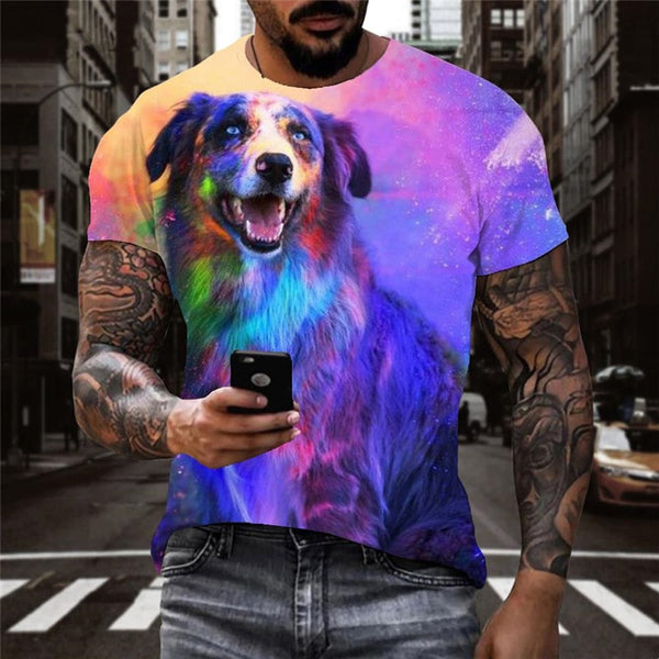 
tshirts dog shirt tee Puppy Cute animal art costume men's big Smart dogs Cool
                