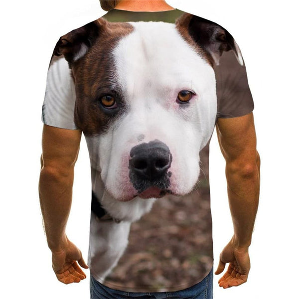 
tshirt dog clothing Puppy Cute animal Cool male big Smart dogs art costume
                